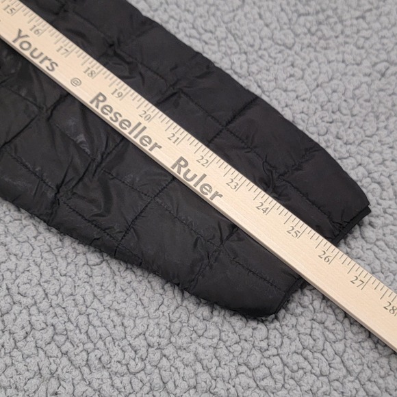 North Face Jacket Mens Medium Black Quilted Thermal Insulation Lightweight - Picture 10 of 15